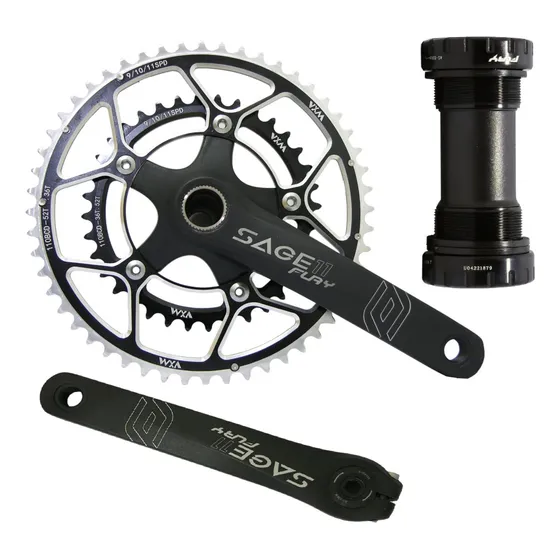 Dobleplato Biplato 52/36t Bielas Ruta Eje Pasante Fury 52t