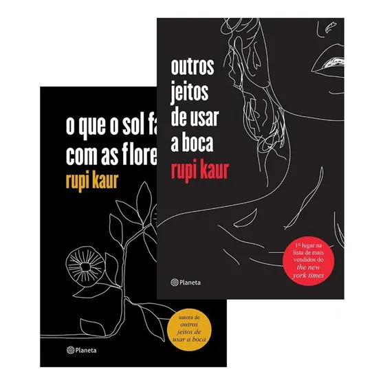 Kit Rupi Kaur -  O Que O Sol Faz + Outro Jeitos De Usar 
