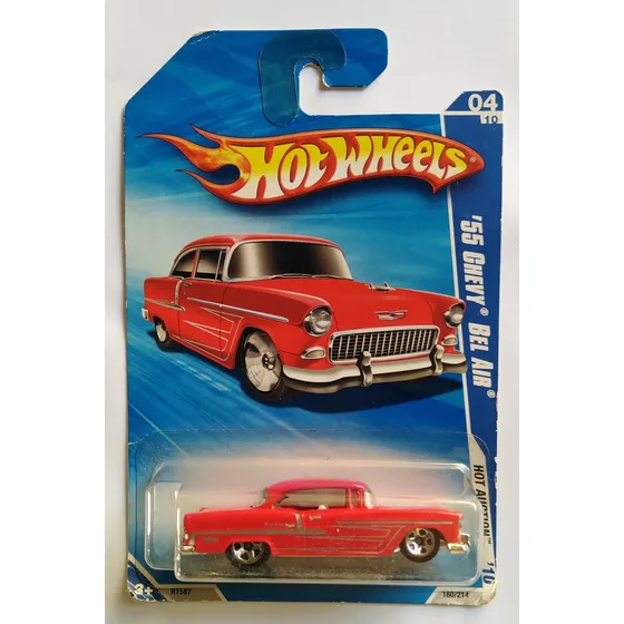 Hot Wheels Chevrolet Bel Air 1955 Escala 1:64 Coleccionable