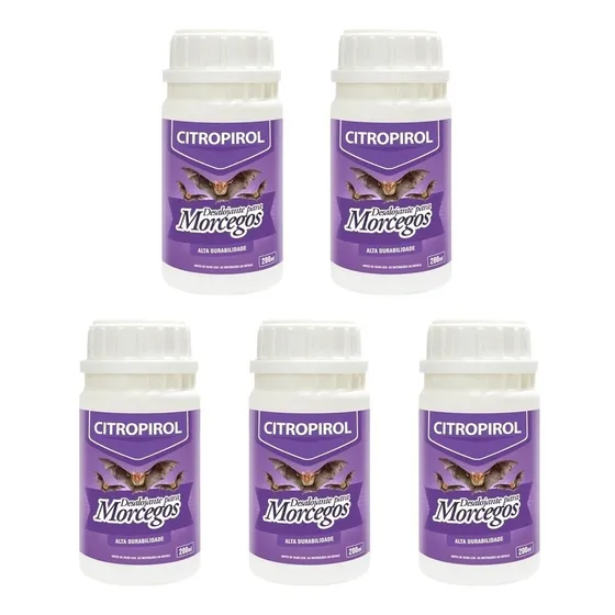 Citropirol - Não É Veneno Desaloja E Repele Morcegos 5x200ml