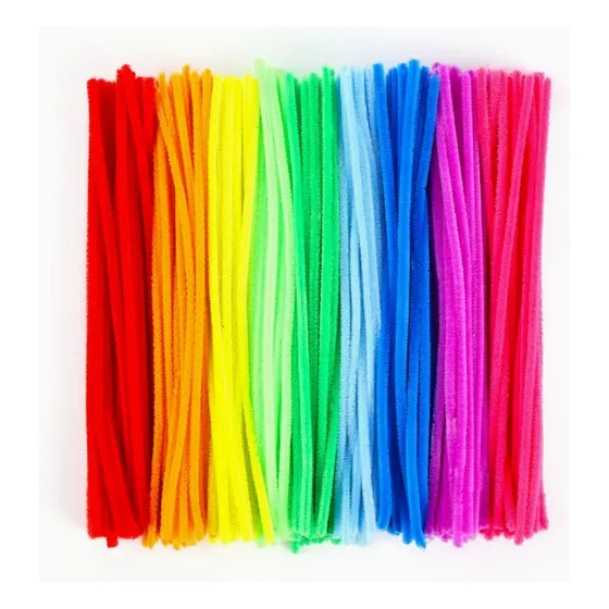 200 Piezas Limpia Pipas Limpiapipas Colores Surtidos Mate