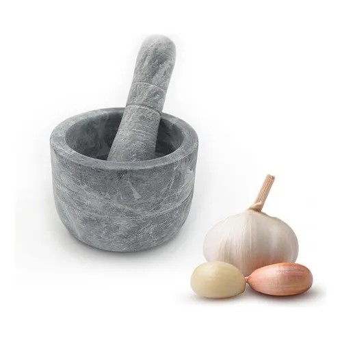 Pilão Almofariz Pedra Sabão Para Alhos Temperos Grande Lindo