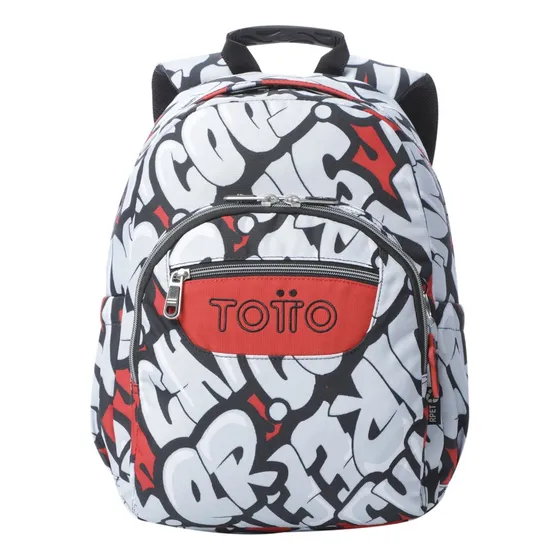 Mochila Urbana Notebook Escolar Totto Classic Gommas Niño