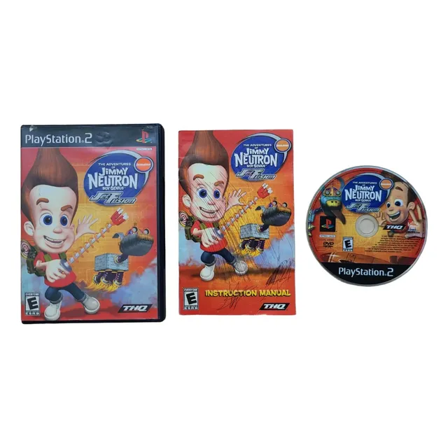The Adventures Of Jimmy Neutron Boy Genius Jet Fusion Ps2 (Reacondicionado)