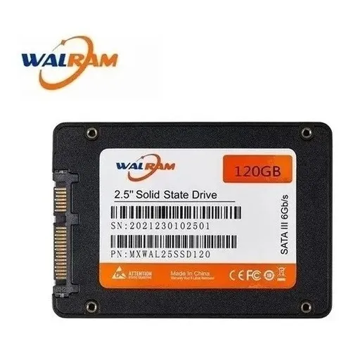 Disco sólido interno Walram Sata 3 Sata 3 Ssd de 6 Gb/s y 2,5 mm