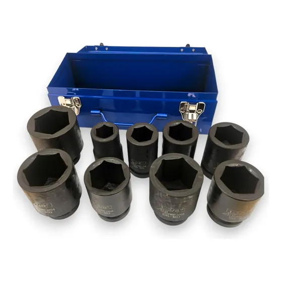 Set De Dados De Impacto De 1 Pulgada 9pz Diferentes Medidas 