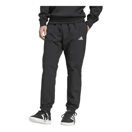 Calças De Malha Masculina Essential Logotipo Pequeno adidas Preto Lisa G