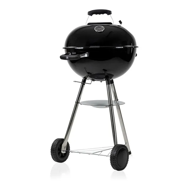 Avera Asador De Carne De Carbón 18 Inch Acero Premium Ac18p Color Negro
