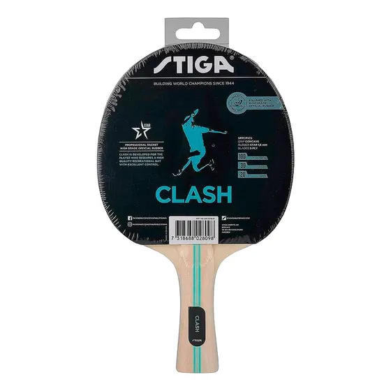 Raqueta Ping Pong Stiga Clash 1 Estrella Madera