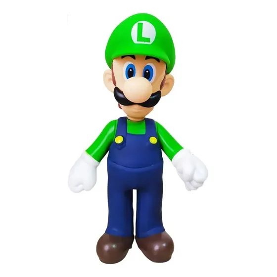 Figura Mario Bros Luigi Donkey Kong Articulados 13 Cm