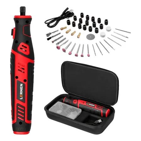 Kit Multiproposito Minitorno Inalámbrico Con 85 Accesorios Frecuencia 60 Hz