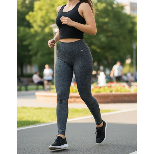 Calça Legging Selene Feminina Cinza Escuro