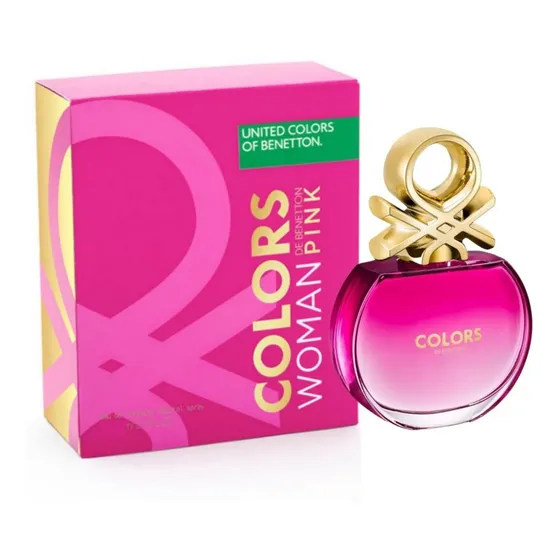 Perfume Benetton Colors Pink Edt para mujer, 50 ml