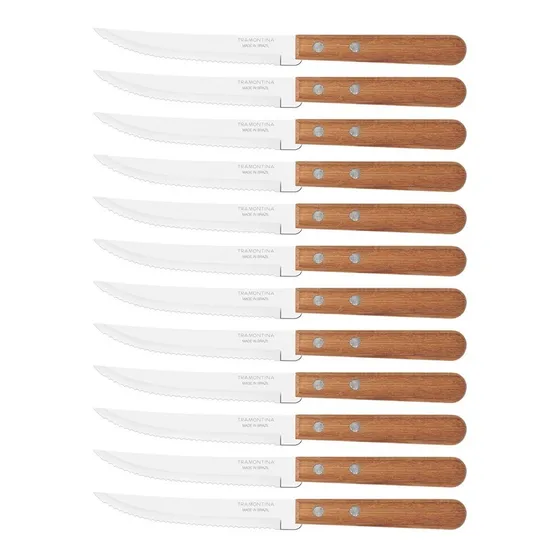 Cuchillo Tramontina Mango De Madera Dynamic X12 Unid