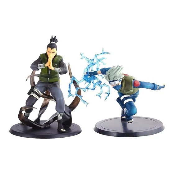 Naruto Shippuden Kakashi & Shikamaru Figuras En Bolsa