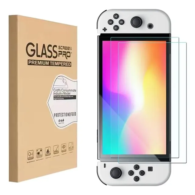 Protector Pantalla Mica Compatible N. Switch Oled X 2 Unid.