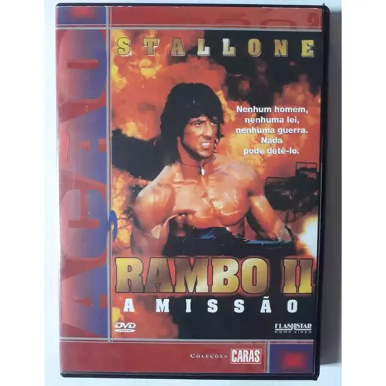 Dvd Rambo 2 A Missão - Sylvester Stallone - Ótimo Estado