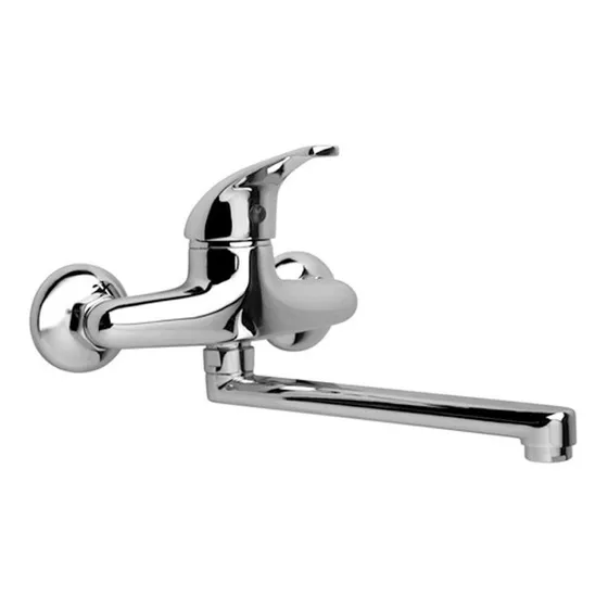 Grifo de cocina monocomando Hydros Link 255411 cromo acabado cromado