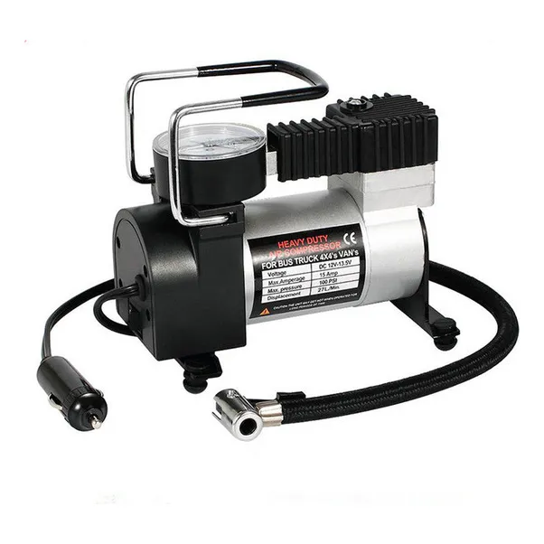 Inflador Electrico 12 Volts 140psi 35 Lts/min. C/adaptadores