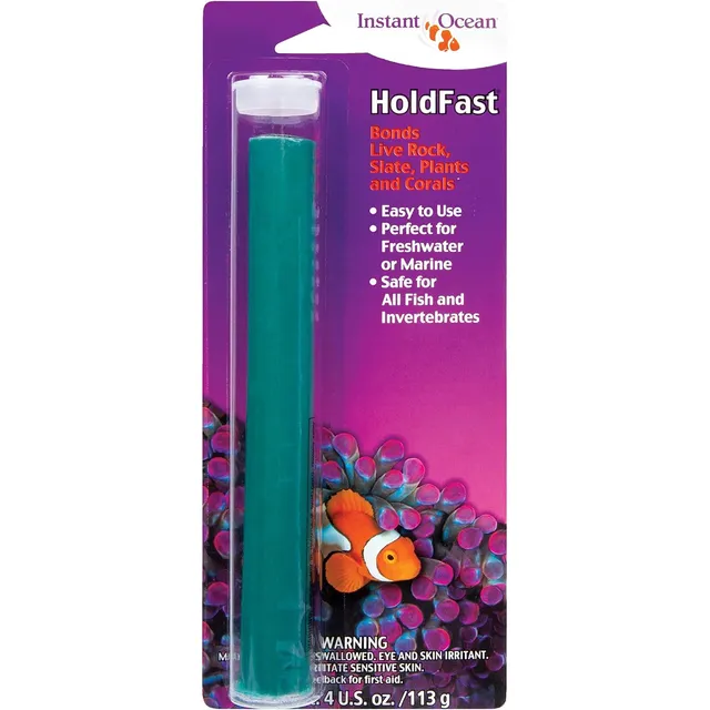 Holdfast Adhesivo Epoxi Para Peceras Agua Dulce Y Salada
