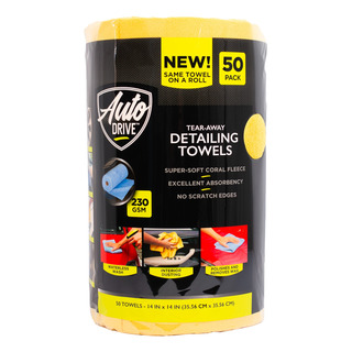 Toallas De Microfibra Auto Drive Rollo 50 Color Amarillo / U Toallas De Microfibra Auto Drive Rollo 50 Color Amarillo / U
