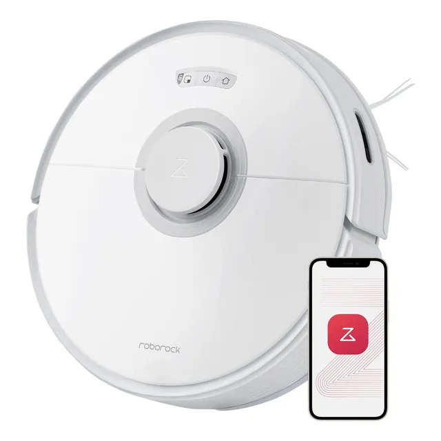 Aspiradora trapeadora robot Roborock Roborock Q7 Max blanca 127V