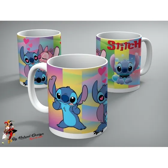Taza De Ceramica Stitch 01