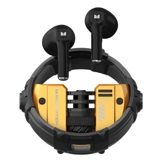 Audifonos Monster Xkt10 Bluetooth 5.2 Azul Color Amarillo