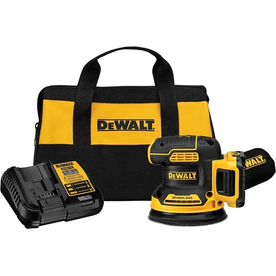 Lijadora Roto-orbital Inalambrica Dewalt  5'' 8 Agujeros 