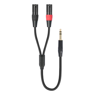 Para Cable De Audio Tipo Y Macho De 6,35 Mm A Doble Xlr Para Cable De Audio Tipo Y Macho De 6,35 Mm A Doble Xlr