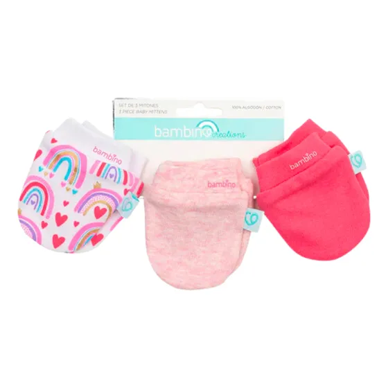 Bambino Mitones Bebe Set X3 - Colores