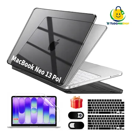Capa Macbook Neo 13pol A3404 2026 Transparente