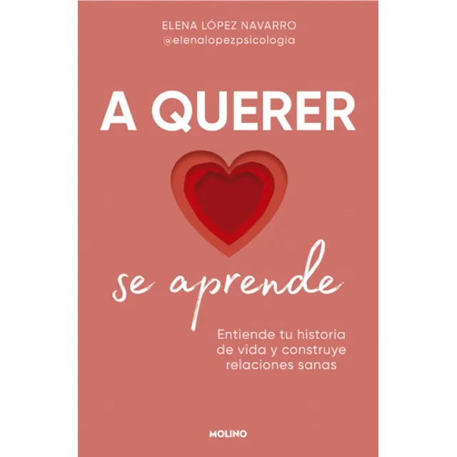 A Querer Se Aprende: Entiende Tu Historia De Vida Y Construye Relaciones Sanas, De Lopez Navarro, Elena. Editorial Molino, Tapa Blanda, Edición 2024 En Español, 2024