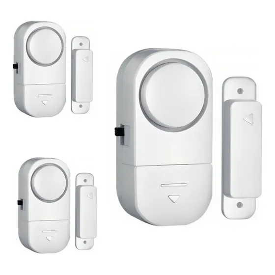 Pack 3 Alarma Para Puerta Ventana Con Sensor Magnético 90db