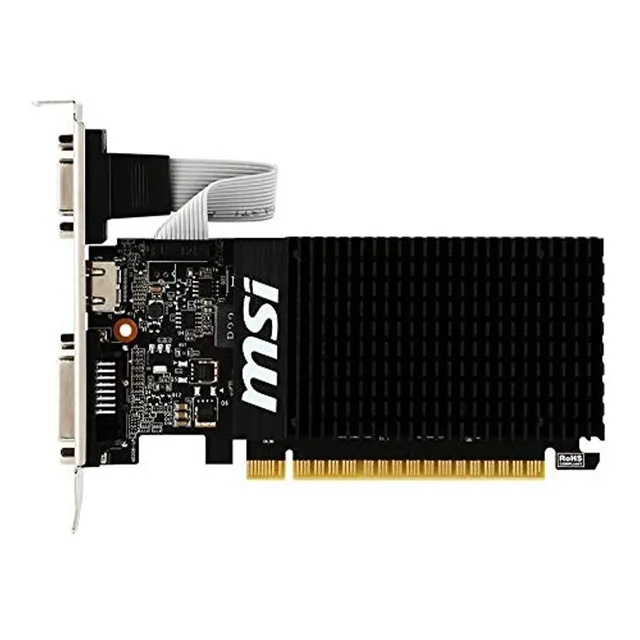 Tarjeta de video Nvidia MSI GeForce 700 Series GT 710 GT 710 2GD3H LP 2GB