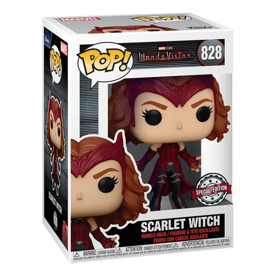 Funko Pop! Marvel Wandavision Scarlet Witch 828 Hot Topic