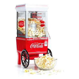Popcorn Maker Nostalgia Coca-cola Hot Air 12 Tazas Blanco/ro Popcorn Maker Nostalgia Coca-cola Hot Air 12 Tazas Blanco/ro