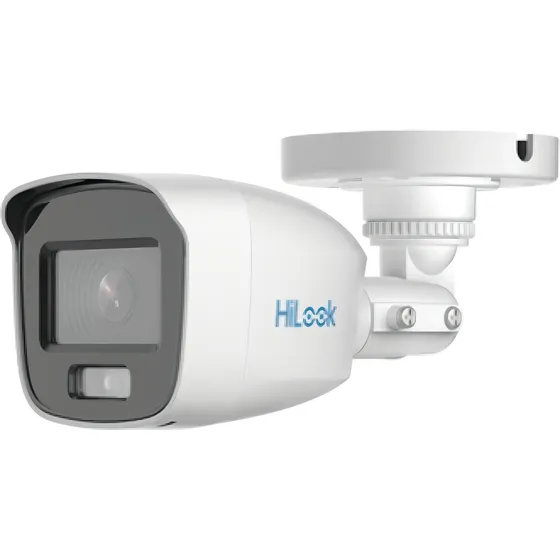Camara Bala HiLook Colorvu 2mp 1080p Imagen a color las 24/7 metalica THC-B129-MS