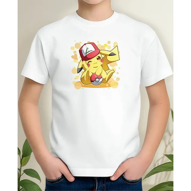Remera Pikachu Pokemon- Niños Talles Especiales Aesthetic 7