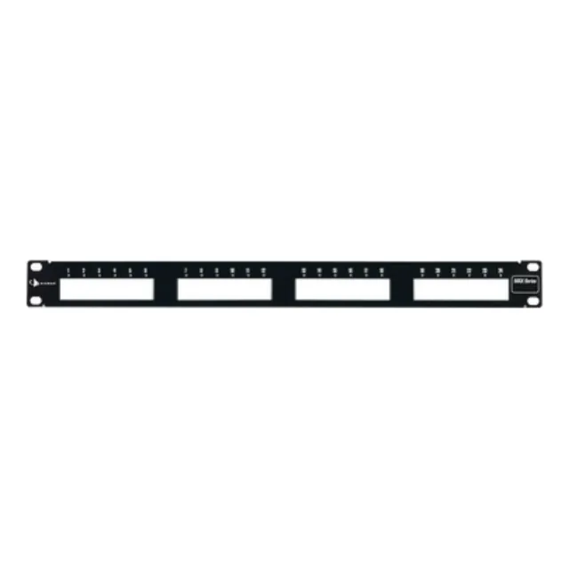 Patch Panel Max Modular (vacío), De 24 Puertos, Plano, 1ur