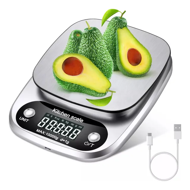 Bascula Gramera Digital De Alta Precisión Recargable 1g/10kg