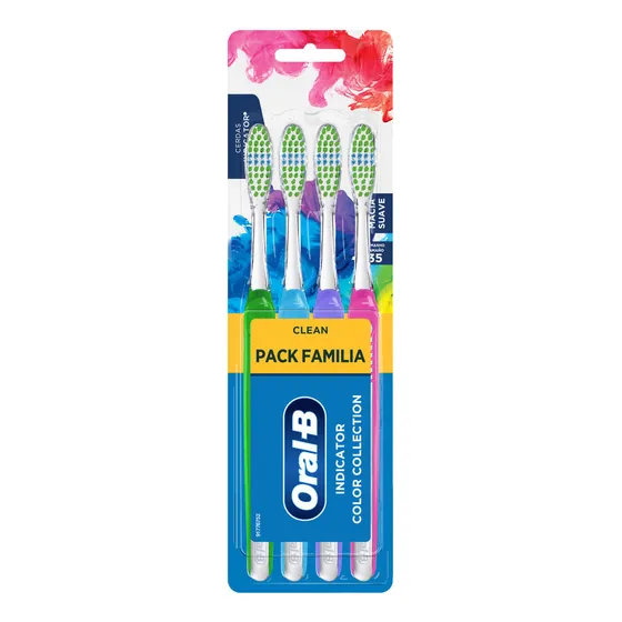 Cepillos Dentales Oral-b Indicator Pack Anual X 4 Un