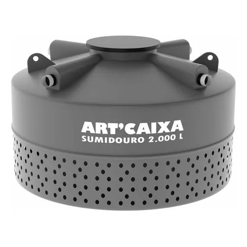 Sumidouro 2.000 Litros Artcaixa Cor Cinza