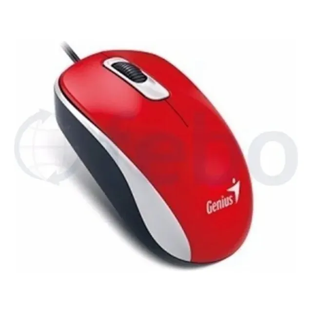 Mouse Genius DX-110 USB rojo pasión