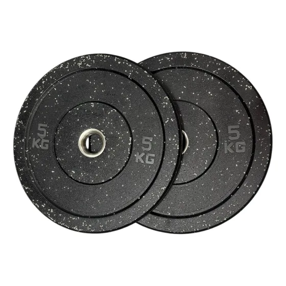 Discos Olimpicos Encauchetados X2 - Crossfit Caucho 5 Kilos
