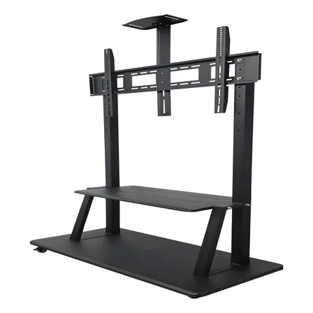 Soporte Tv Pedestal Gran Carga 55  A 110   120kg - Brasforma
