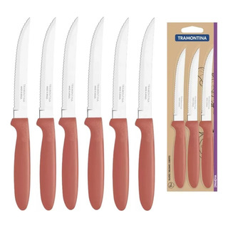 Faca Serrinha Serra Tramontina Cozinha Ipanema Salmão 24pçs Faca Serrinha Serra Tramontina Cozinha Ipanema Salmão 24pçs