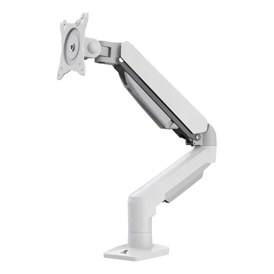 Suporte Para Monitor Articulado Pistão Gás 17 A 30'' Branco