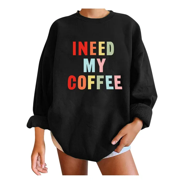Sudadera Capucha Para Mujer Grafica Top Larga Casual Suelta