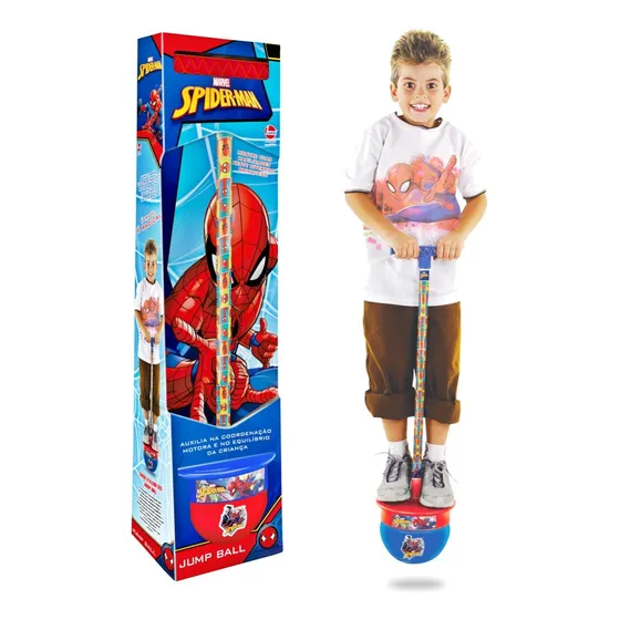Jump Ball Pula Pula Homem Aranha - Lider Brinquedos 359